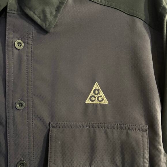 Nike ACG Dri-FIT UV "Devastation Trail" Button Up Active Leisurewear Men Small - Picture 5 of 12